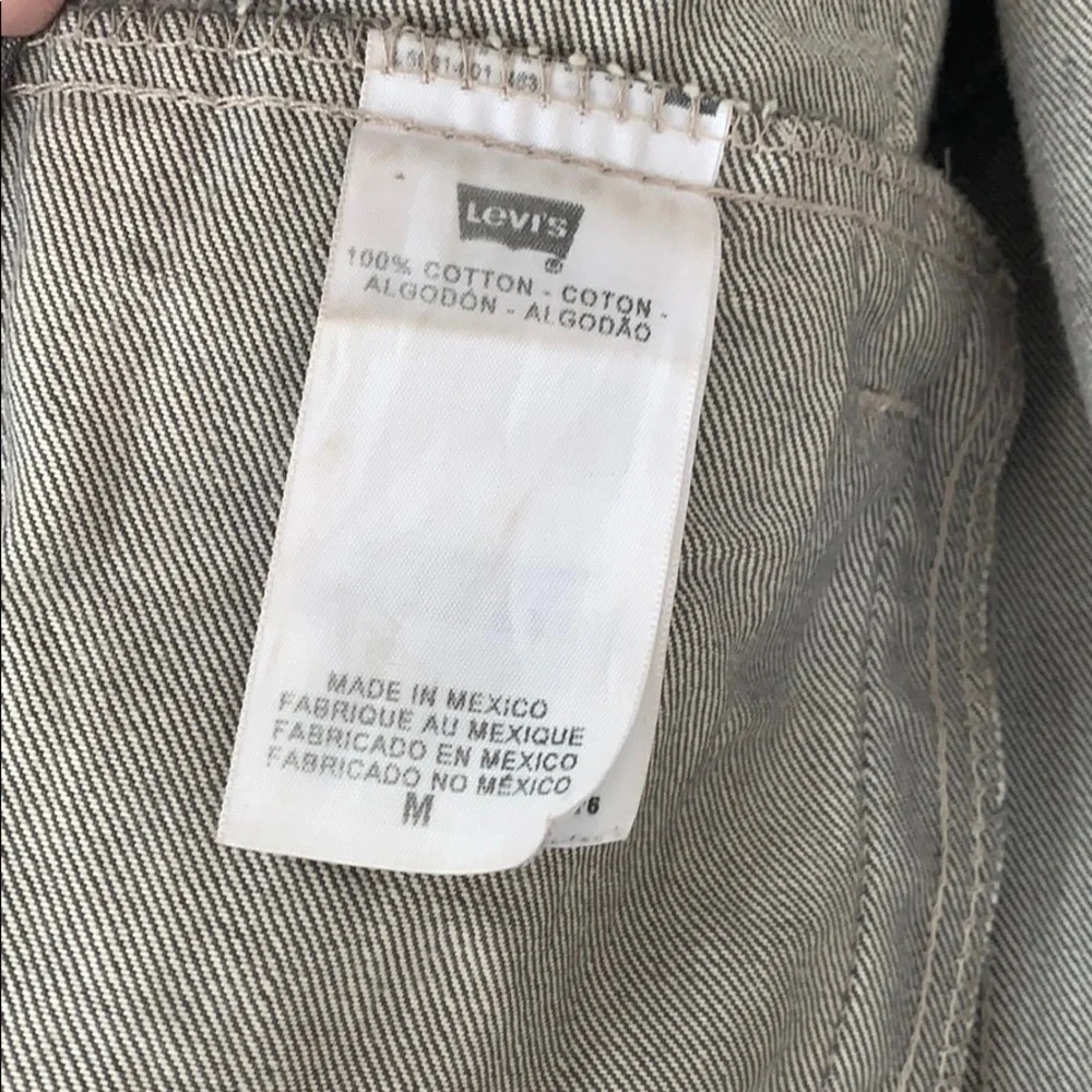 Levi's denim jean patchwork jacket - Picture 8 of 8